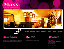 Tablet Screenshot of cafe-maxx.de